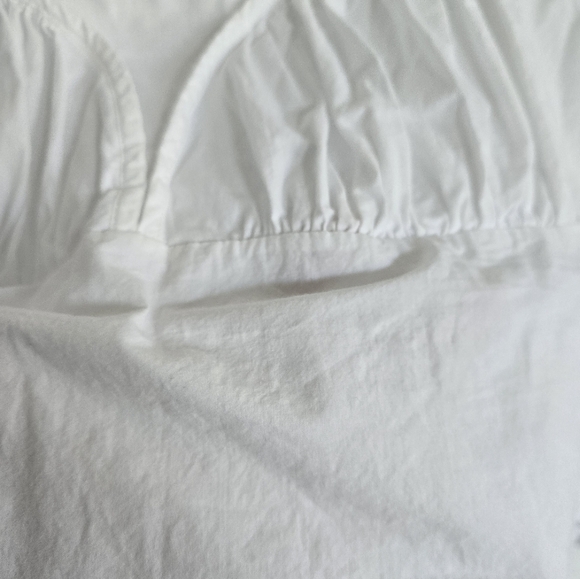 ZARA White Top Puff Sleeves M - Picture 7 of 11